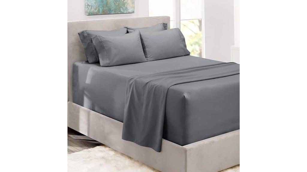 luxury 6 piece bed sheets