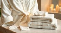 luxury bathrobe towel sets