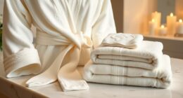 luxury bathrobe towel sets