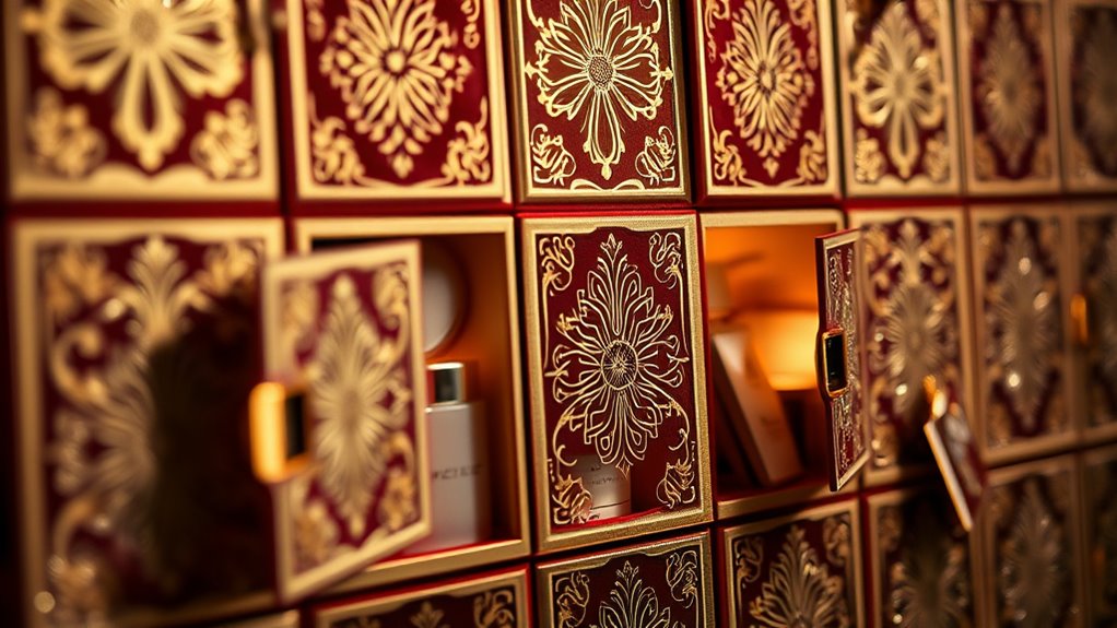 luxury beauty product selection