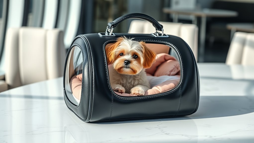 luxury dog travel carriers