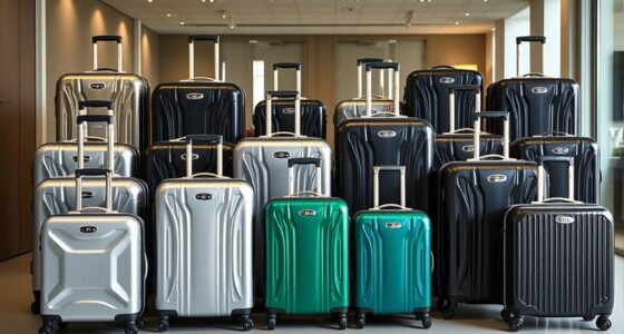 luxury durable suitcase sets