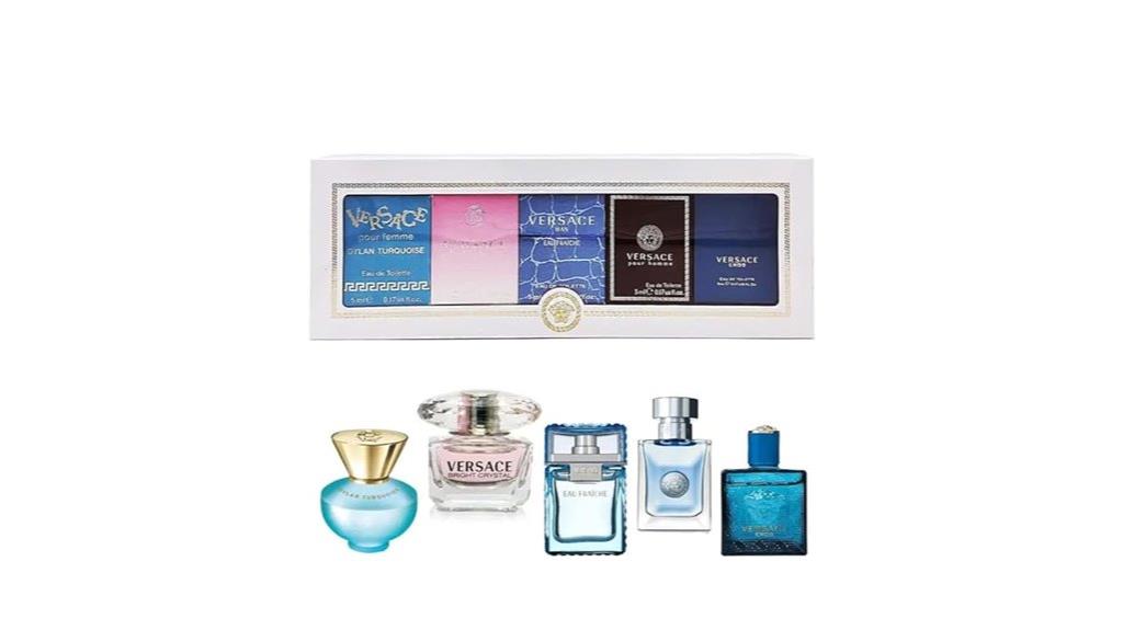 luxury five piece fragrance set