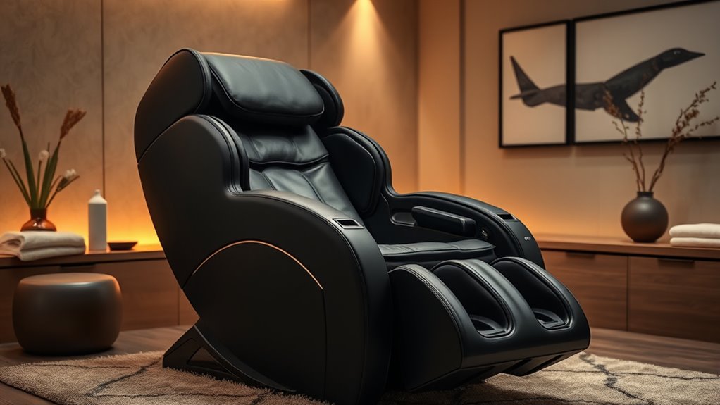 luxury massage chair selection