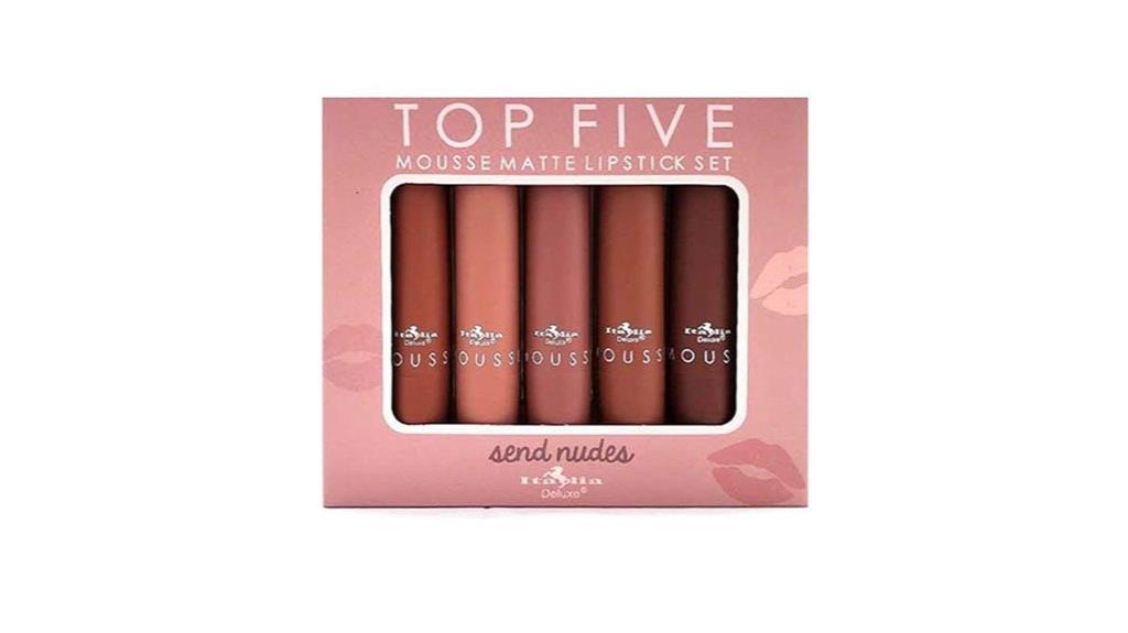 luxury nude lipstick collection
