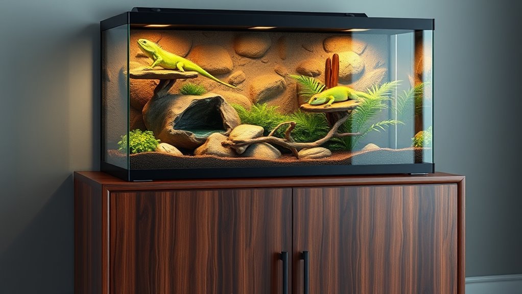 luxury reptile terrarium considerations