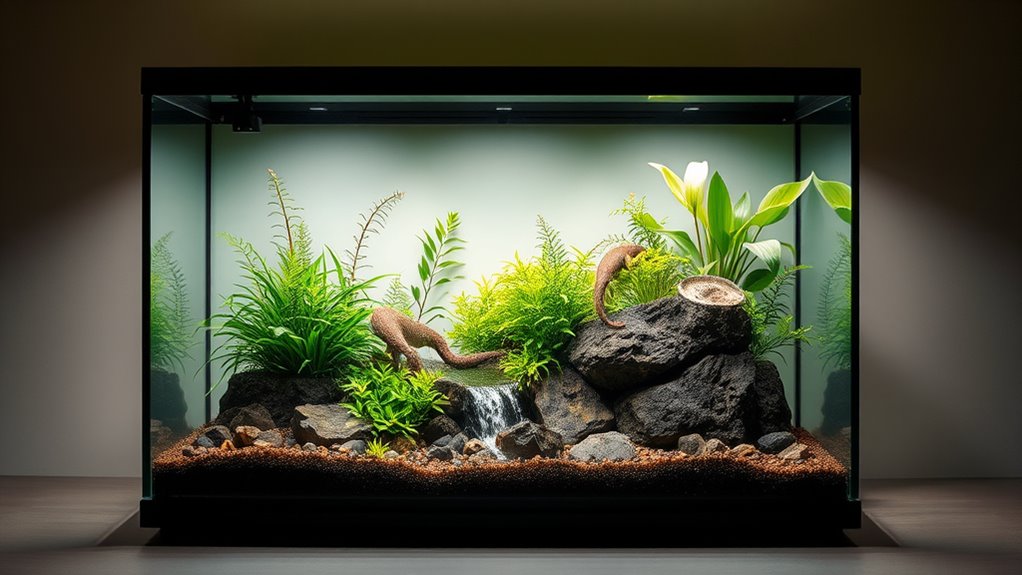 luxury reptile terrarium designs