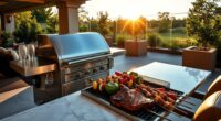 luxury tailgate grilling options