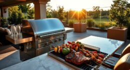 luxury tailgate grilling options
