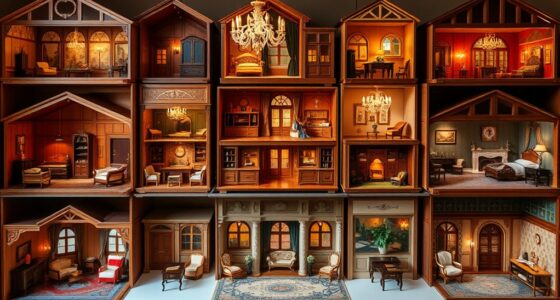 luxury wooden dollhouse collections