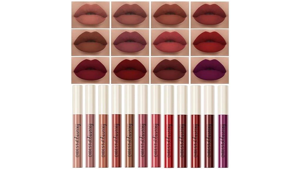 matte nude red lipstick
