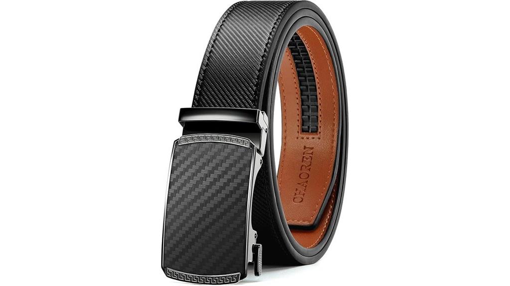 men s leather ratchet belt
