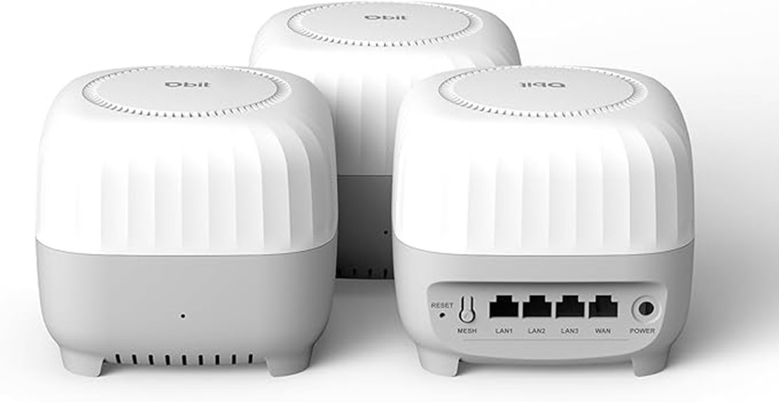 mesh wifi 3 pack system