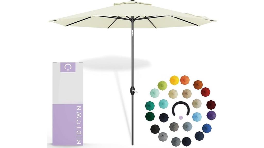 midtown sunbrella canvas umbrella