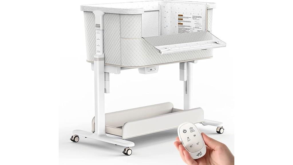 mobile baby bassinet with music