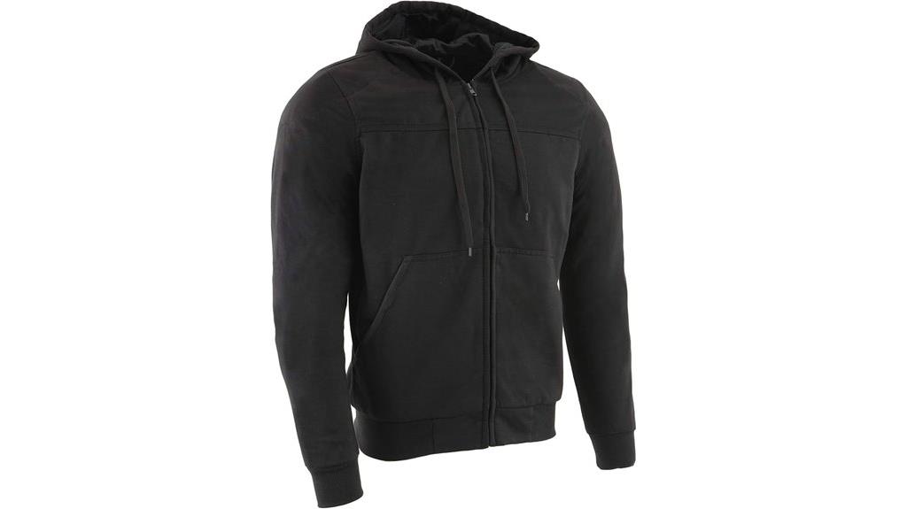 motorcycle hoodie with armor