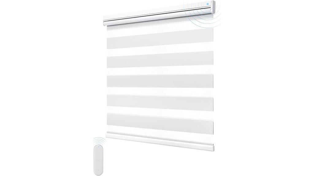 motorized remote zebra blinds