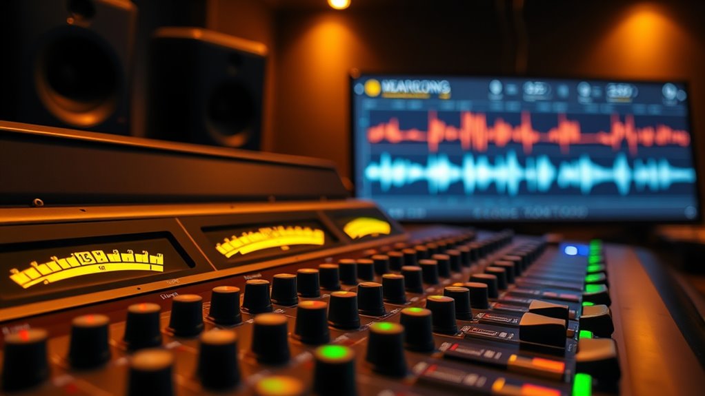 optimize levels during mixing