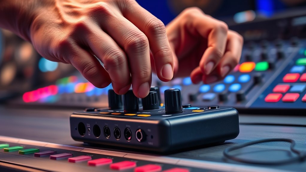 optimize stage monitor ergonomics