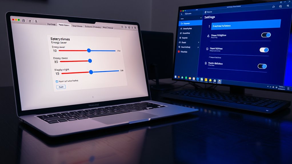optimizing daw power settings