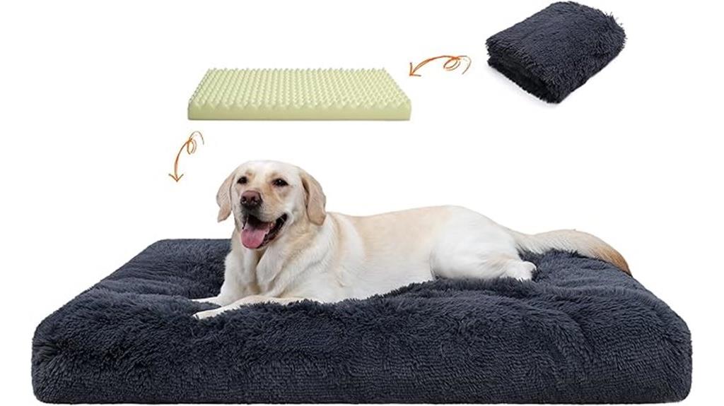 orthopedic dog bed washable