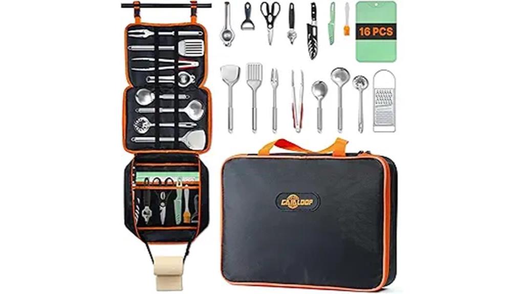 outdoor camping cookware set