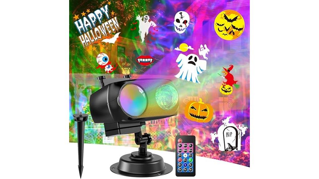 outdoor halloween light projector
