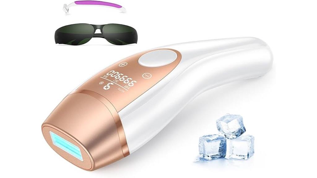 painless ice cooling hair removal