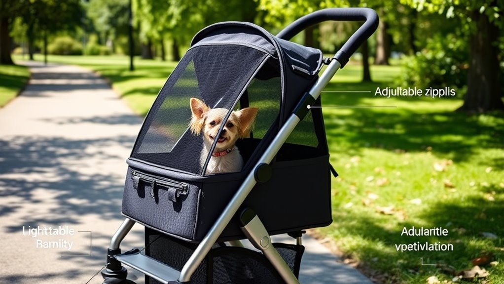 pet stroller selection considerations