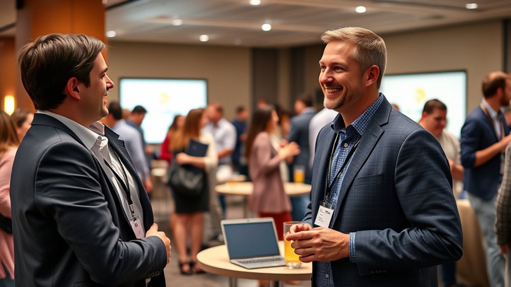 polite conference networking strategies