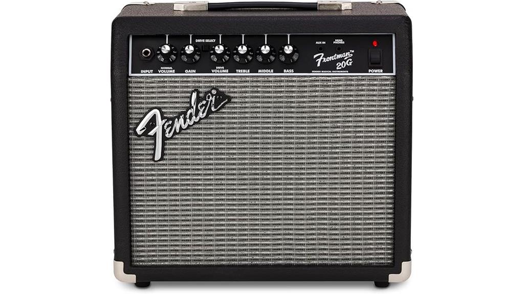 portable 20 watt guitar amplifier