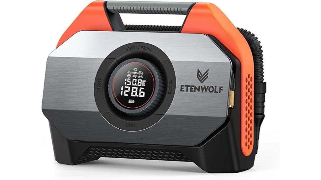 portable tire inflator