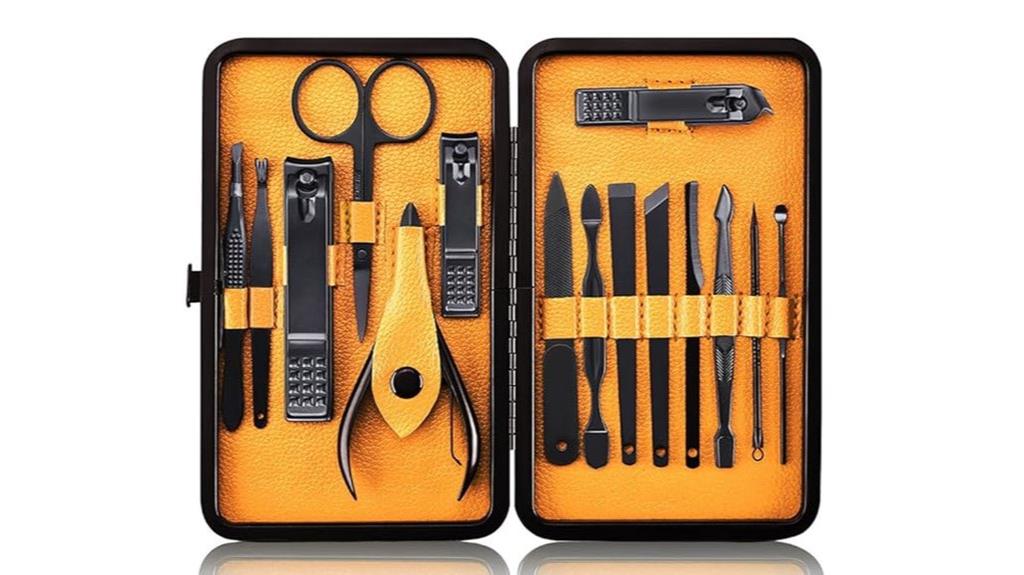 premium steel grooming set