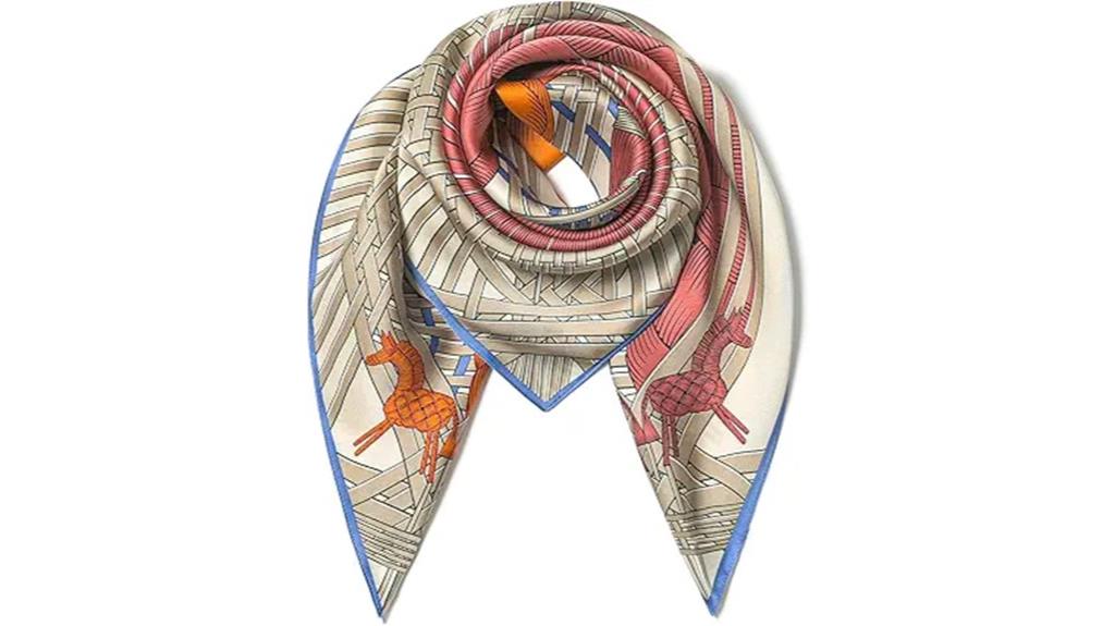 pure mulberry silk scarf