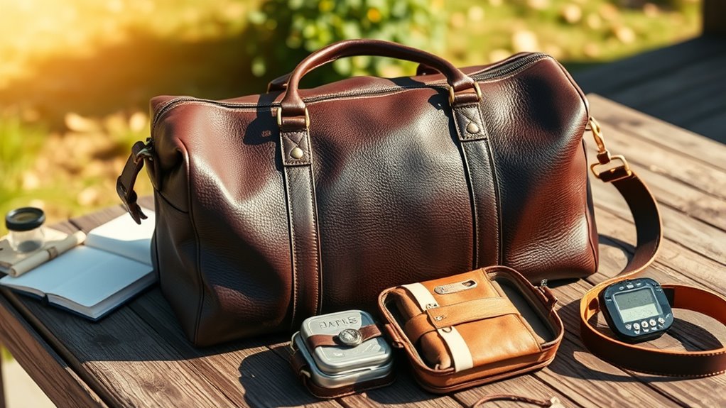 quality leather functional design