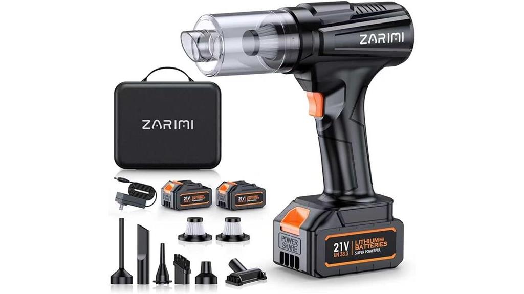 rechargeable cordless car vacuum