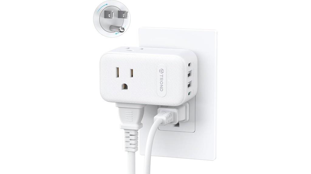 rotating plug outlet extender