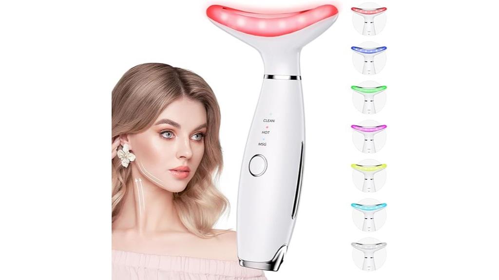 seven color light therapy device