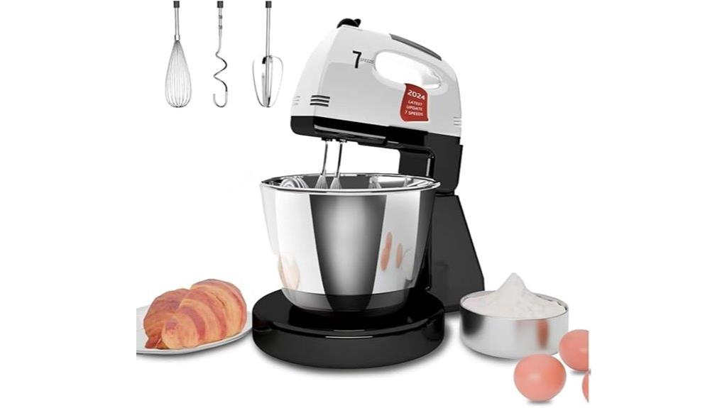 seven speed steel mixer