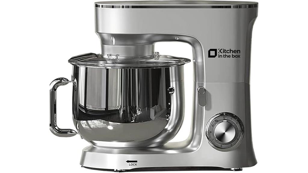 silver kitchen mixer
