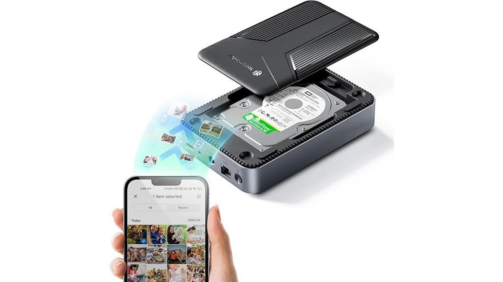 single bay sata storage