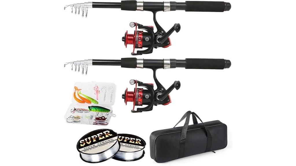 six foot telescopic fishing rod
