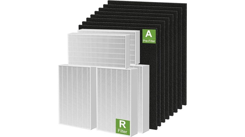 six hepa filter packs