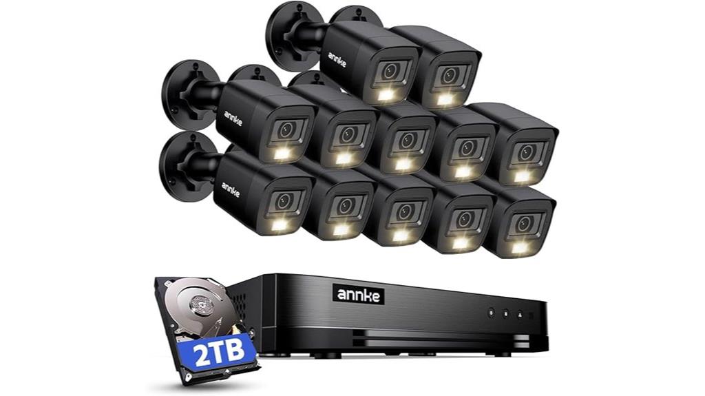 sixteen channel outdoor security