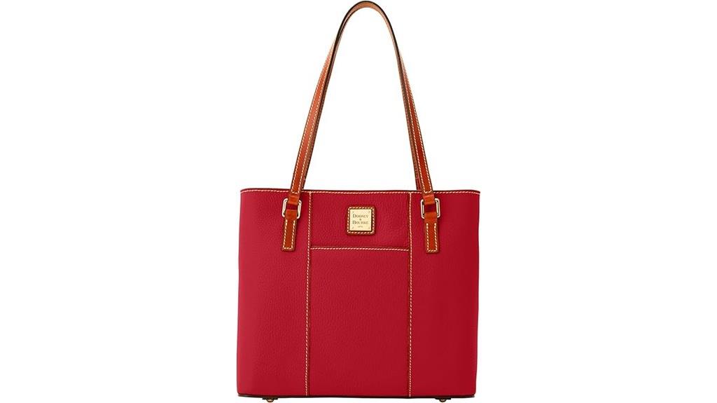 small pebble leather tote