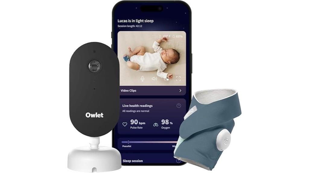 smart baby monitor with sock