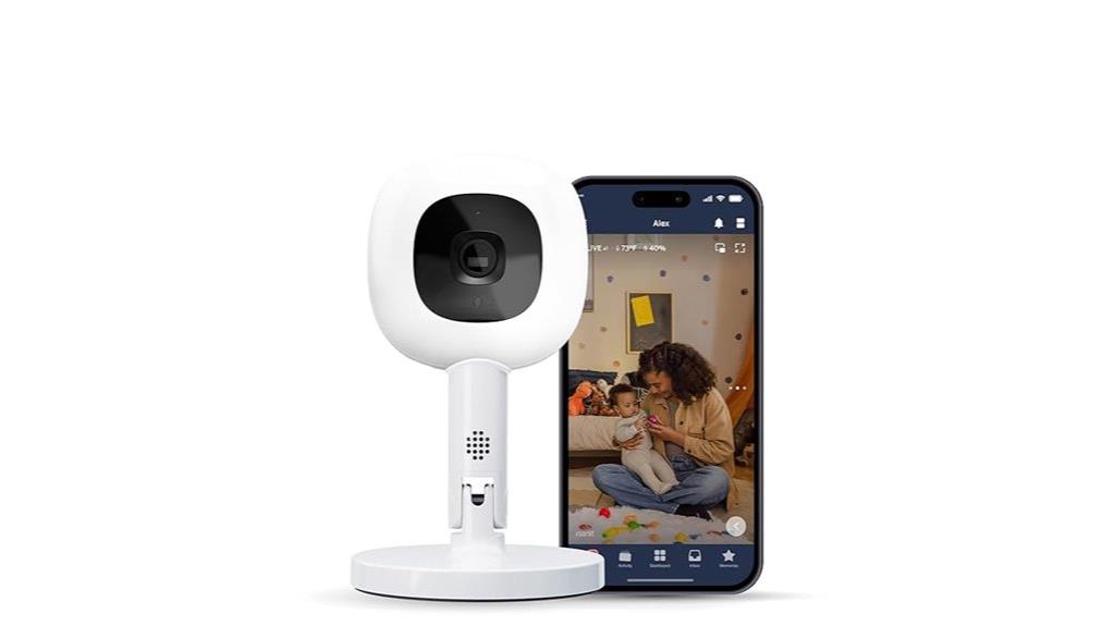 smart baby monitor with stand