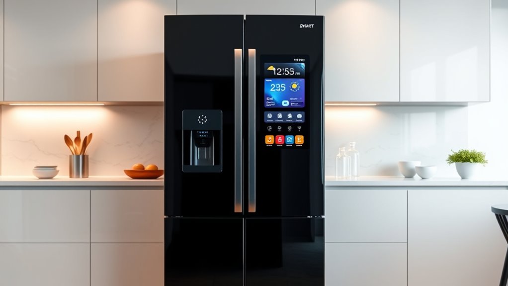 smart refrigerators with touchscreens