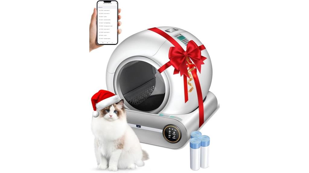 smart self cleaning litter box