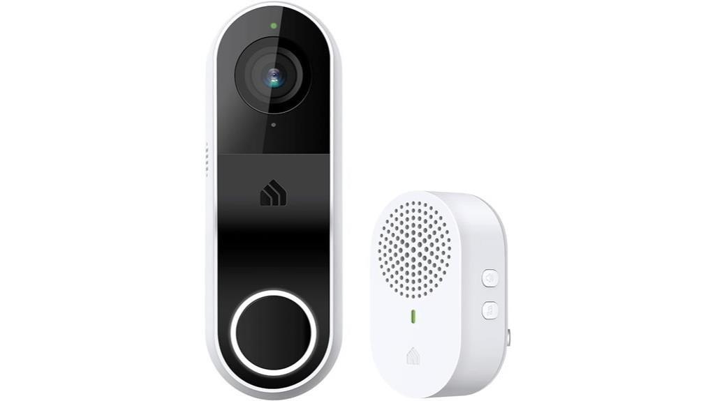 smart video doorbell with night vision